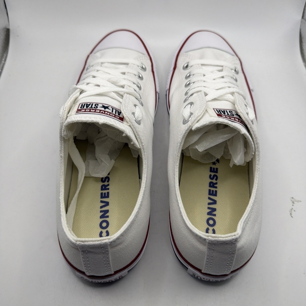 Converse Unisex All Star Optical White‎ Sneaker  Size 8.5 Men's 10.5. New - Picture 7 of 13